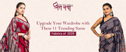 Best 11 Types of Saree Fabric Trending in India for 2025