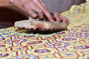 The Art of Ajrakh Hand Block Printing: A Timeless Tradition