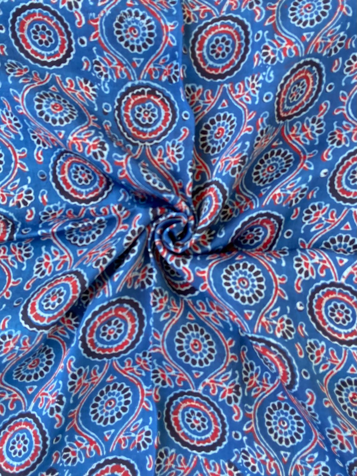 Ajrakh Print Fabrics