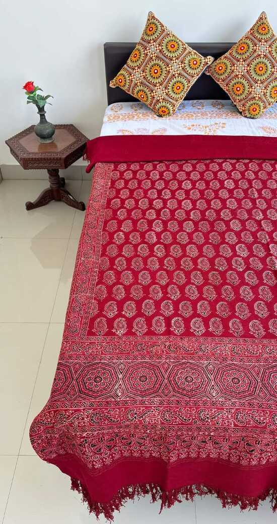 Ajrakh Block Print Cotton Comforter