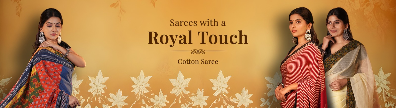 Mul-Mul Cotton Saree