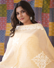 Rajasthani Unstitched Aplique Suits