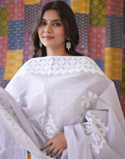 Rajasthani Unstitched Applique Suit