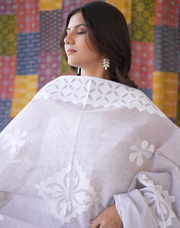 Rajasthani Unstitched Applique Suit