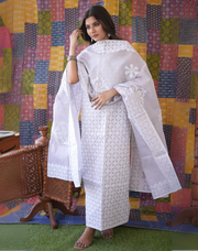 Rajasthani Unstitched Applique Suit
