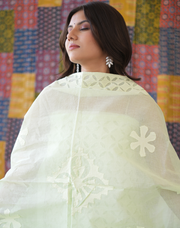 Rajasthani Unstitched Applique Suit