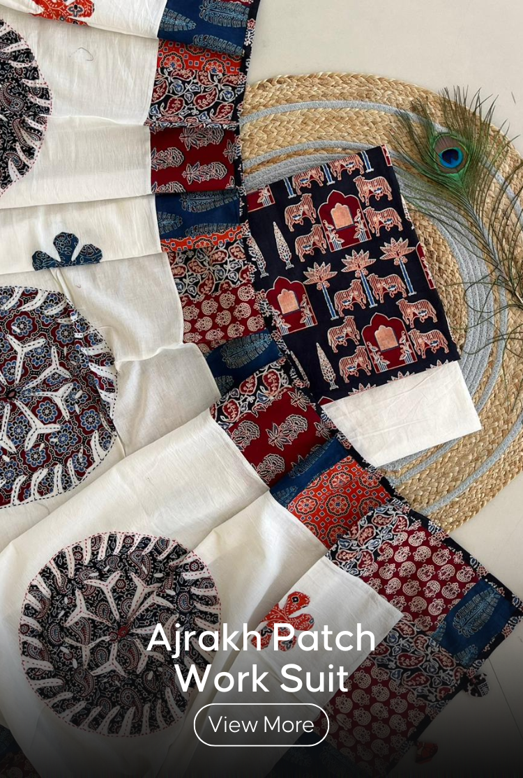 Ajrakh Patchwork Suits