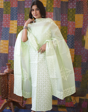Rajasthani Unstitched Applique Suit