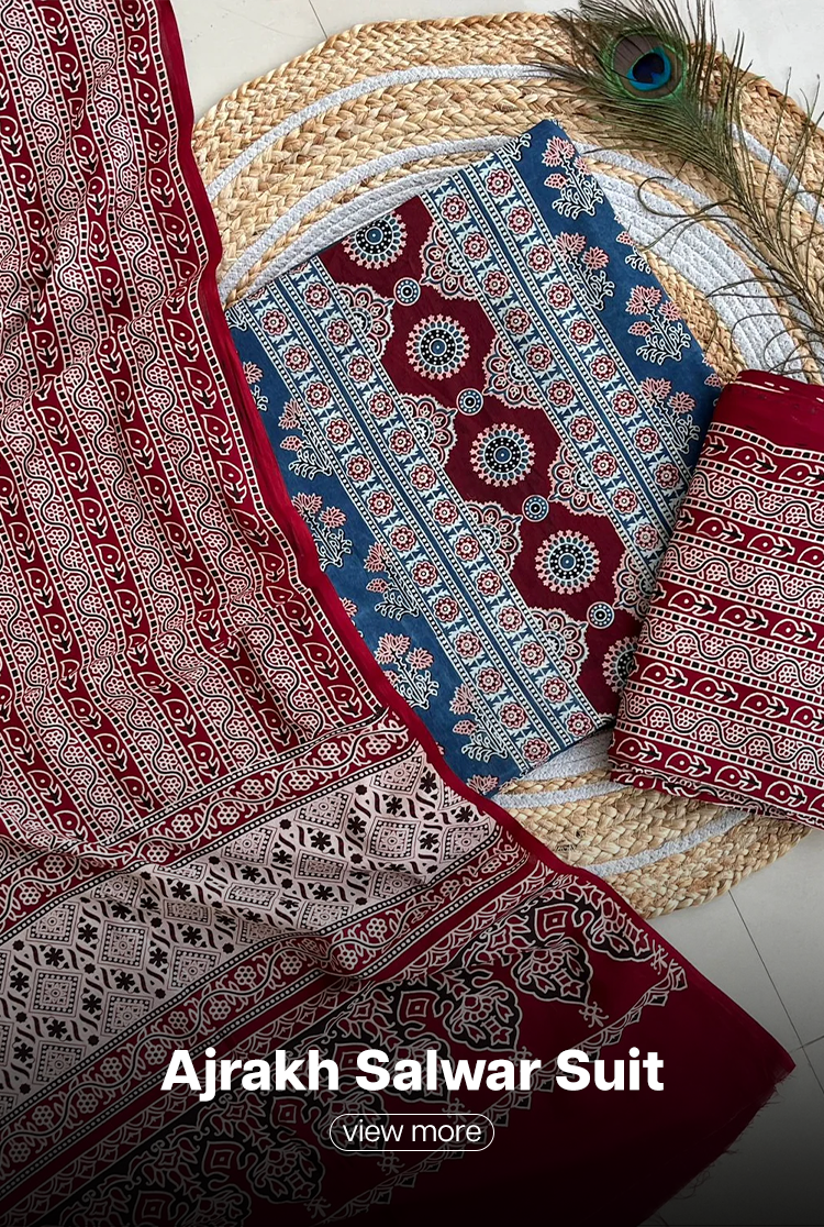Ajrakh Salwar Suits