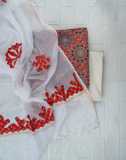Kota Doriya Suit with Dupatta