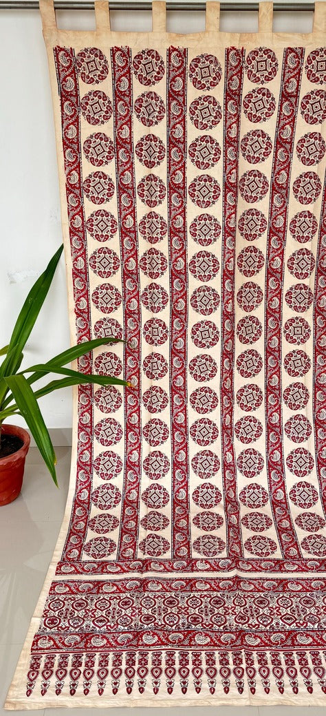 Ajrakh Print Cotton Curtains