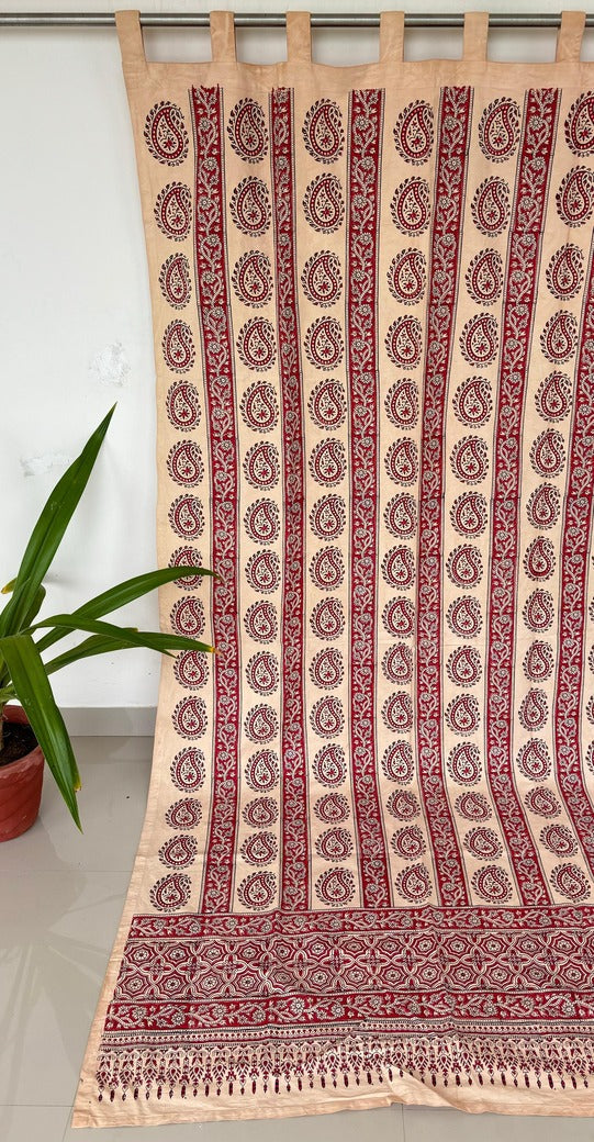 Ajrakh Print Cotton Curtains