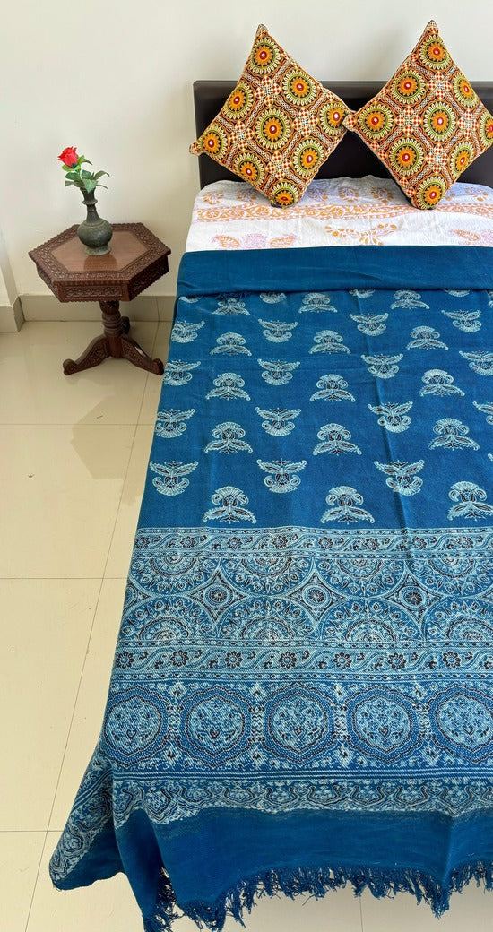 Ajrakh Block Printed Single Bed Cotton Comforter