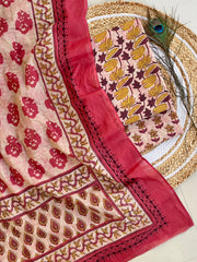 Vanaspati Ajrakh Suit with Dupatta