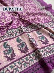 Vanaspati Ajrakh Suit with Dupatta