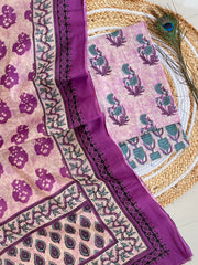 Vanaspati Ajrakh Suit with Dupatta