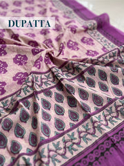 Vanaspati Ajrakh Suit with Dupatta