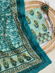 Vanaspati Ajrakh Suit with Dupatta