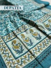 Vanaspati Ajrakh Suit with Dupatta