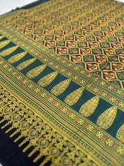 Chikankari Work Ajrakh Dupatta Suit