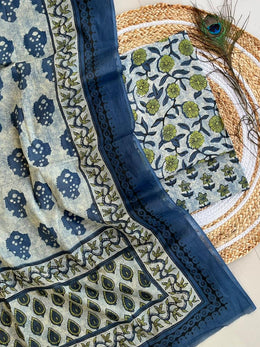 Vanaspati Ajrakh Suit with Dupatta