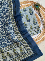 Vanaspati Ajrakh Suit with Dupatta
