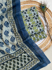 Vanaspati Ajrakh Suit with Dupatta