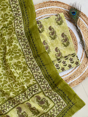 Vanaspati Ajrakh Suit with Dupatta