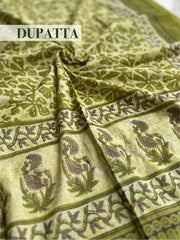 Vanaspati Ajrakh Suit with Dupatta