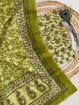 Vanaspati Ajrakh Suit with Dupatta
