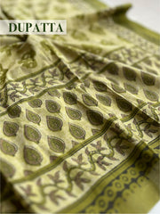 Vanaspati Ajrakh Suit with Dupatta