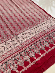 Ajrakh Salwar Suit