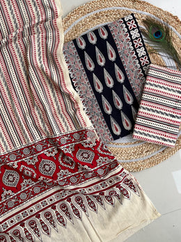 Ajrakh Salwar Suit