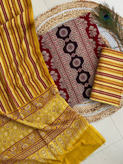 Ajrakh Salwar Suit