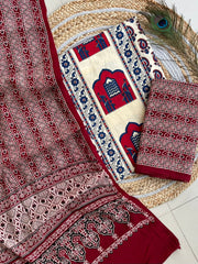 Ajrakh Salwar Suit