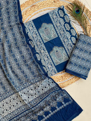 Ajrakh Salwar Suit
