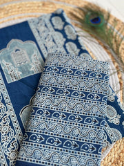 Ajrakh Salwar Suit