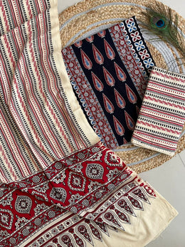 Ajrakh Salwar Suit