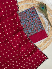 Bandhani Suit with Dupatta