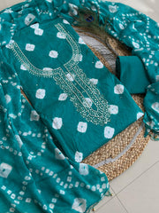 Bandhani Suit with Dupatta