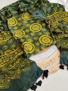 Modal Silk Top with Dupatta