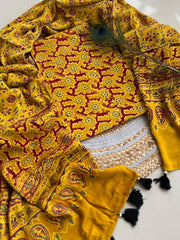 Modal Silk Top with Dupatta