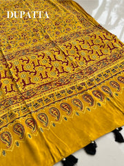 Modal Silk Top with Dupatta