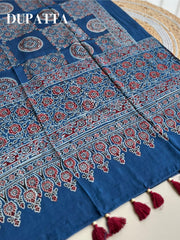 Modal Silk Top with Dupatta