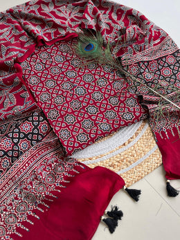 Modal Silk Top with Dupatta