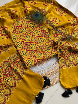 Modal Silk Top with Dupatta