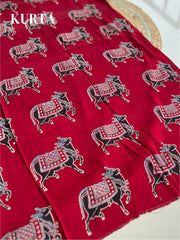 Modal Silk Top with Dupatta