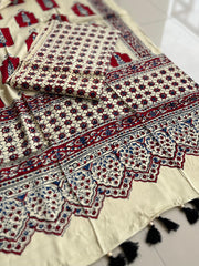 Modal Silk Top with Dupatta