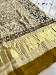 Modal Kalamkaari Suit With Dupatta