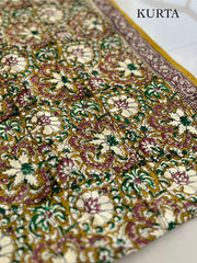 Modal Kalamkaari Suit With Dupatta